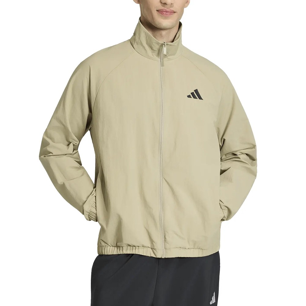 Ветровка мужская Adidas Essential Small Logo Windbreaker хаки KB6076