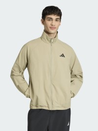 Вітрівка чоловіча Adidas Essential Small Logo Windbreaker хакі KB6076 изображение 2