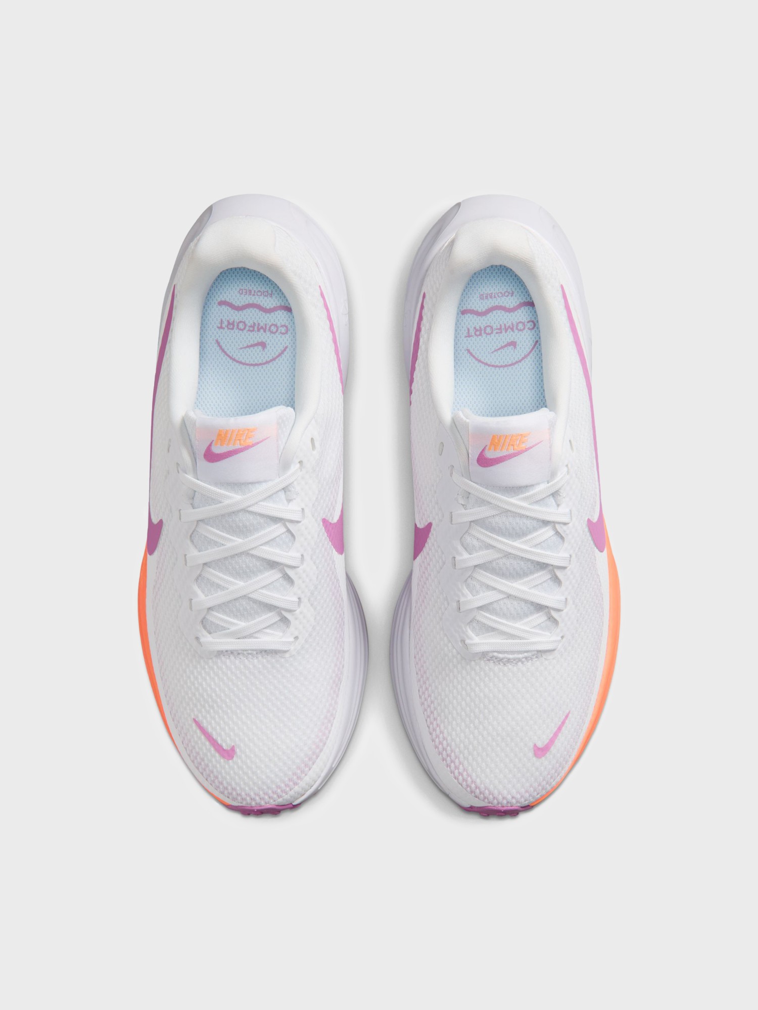 Кроссовки женские Nike W NIKE REVOLUTION 8 белые HJ8485-108 изображение 7