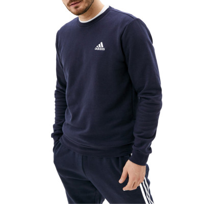 Толстовка мужская Adidas M Feelcozy Swt синяя H42002