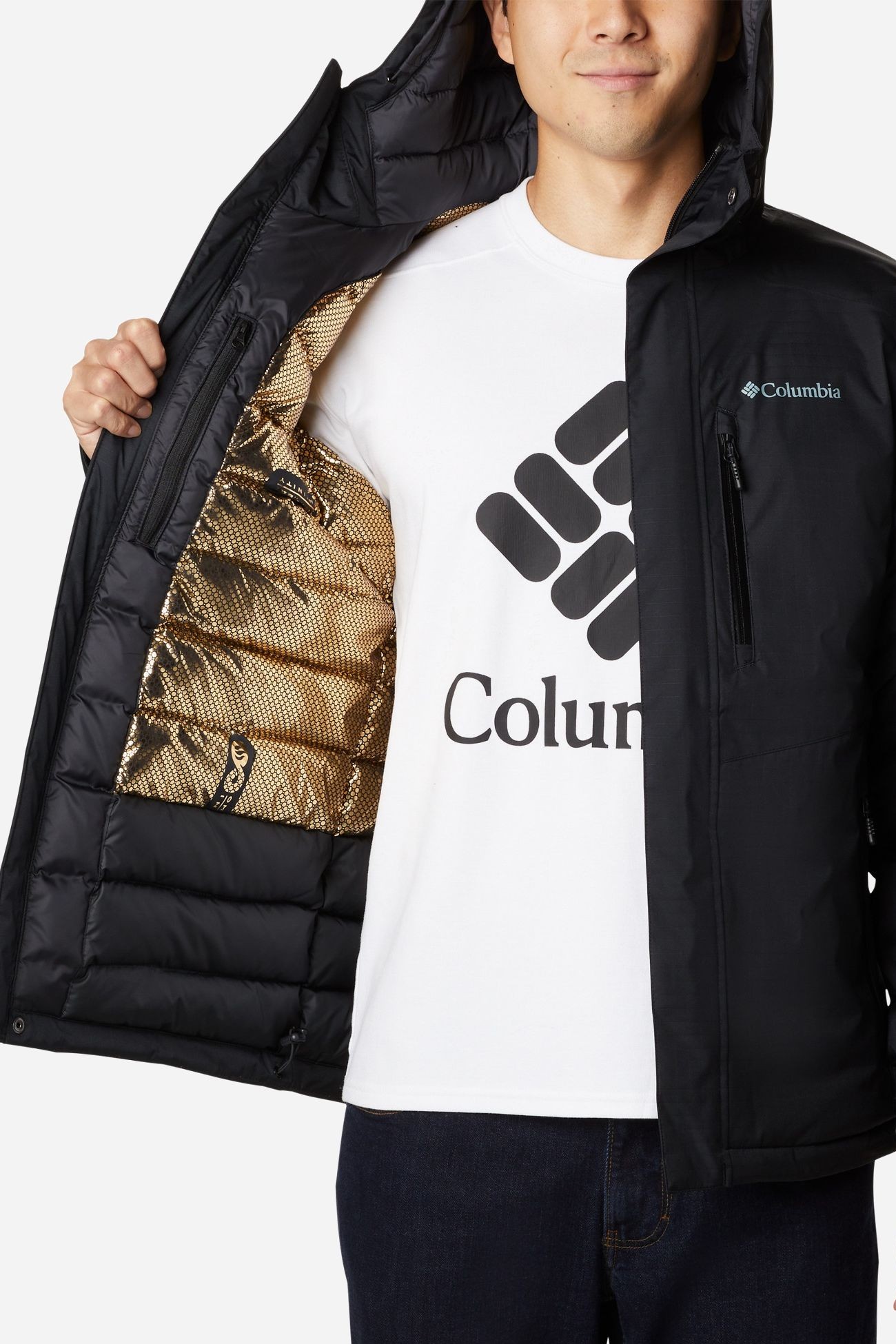 Куртка чоловіча Columbia  Oak Harbor™ Insulated Jacket  чорна 1958661-010 изображение 4