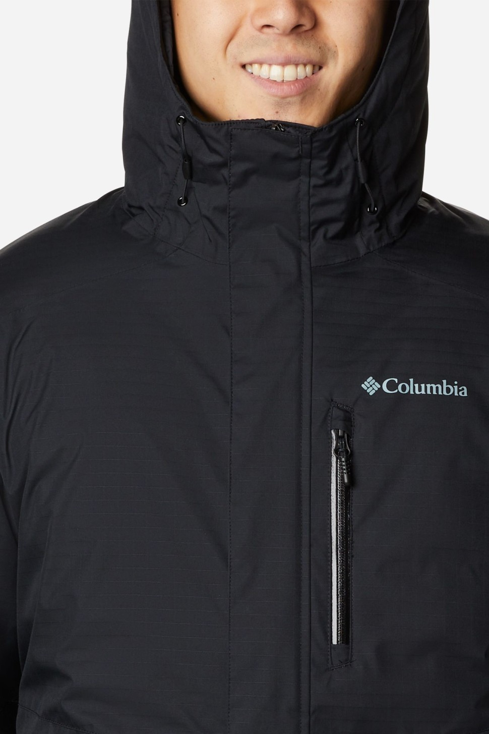 Куртка чоловіча Columbia  Oak Harbor™ Insulated Jacket  чорна 1958661-010 — фото 5