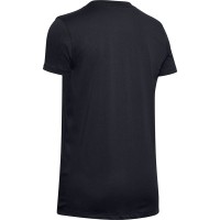 Футболка женская Under Armour SPORTSTYLE CLASSIC CREW черная 1346844-004 изображение 2