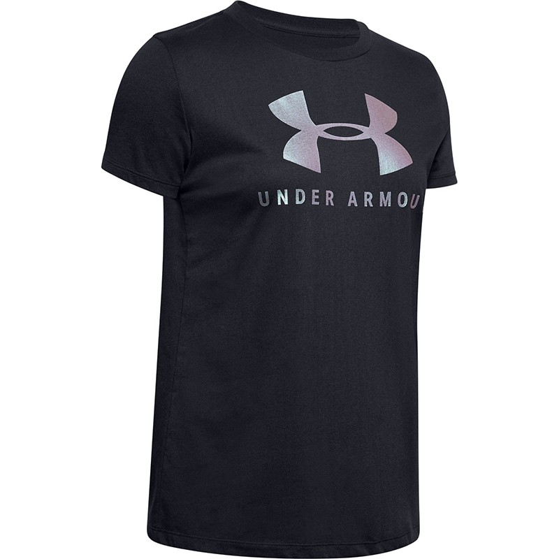 Футболка женская Under Armour SPORTSTYLE CLASSIC CREW черная 1346844-004 изображение 1
