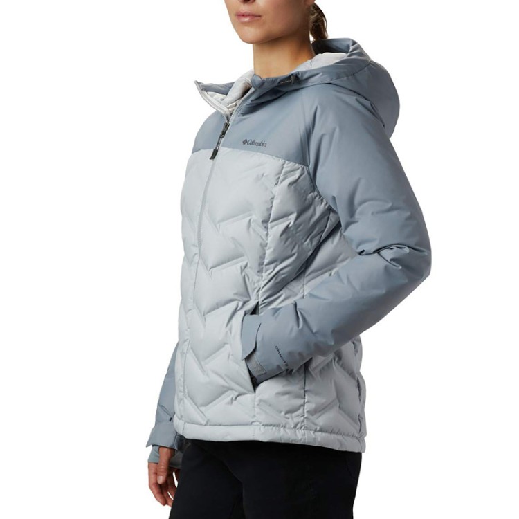 Куртка пуховая женская Columbia Grand Trek Down Jacket серая 1859641-031 изображение 3