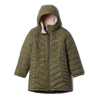 Куртка утепленная для девочек Columbia HEAVENLY™ LONG JACKET зеленая 1908361-397 