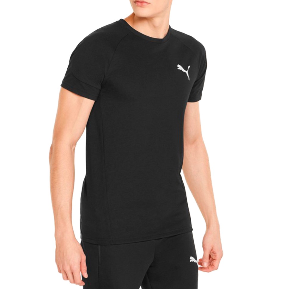 Футболка мужская Puma Evostripe Tee черная 84739401 — Sport City Футболка мужская Puma Evostripe Tee черная 84739401