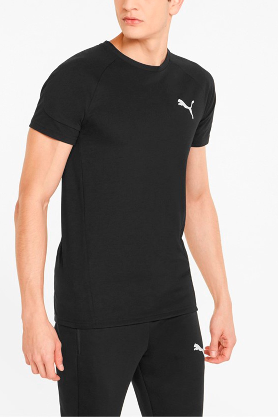 Футболка мужская Puma Evostripe Tee черная 84739401 — фото 2 — Sport City Футболка мужская Puma Evostripe Tee черная 84739401 — фото 2