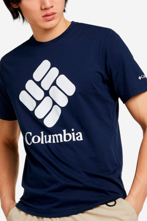 Футболка чоловіча Columbia Timber Point™ Graphic Tee синя 2022251-464 изображение 2