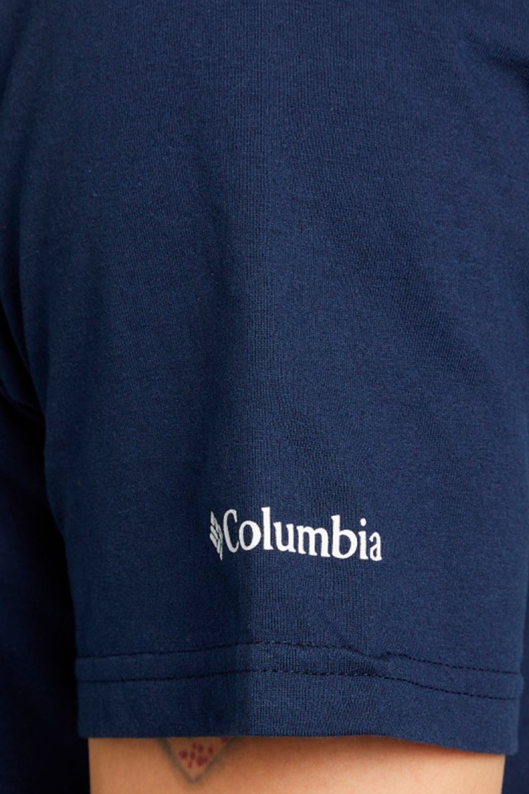 Футболка мужская Columbia Timber Point™ Graphic Tee синяя 2022251-464 изображение 4
