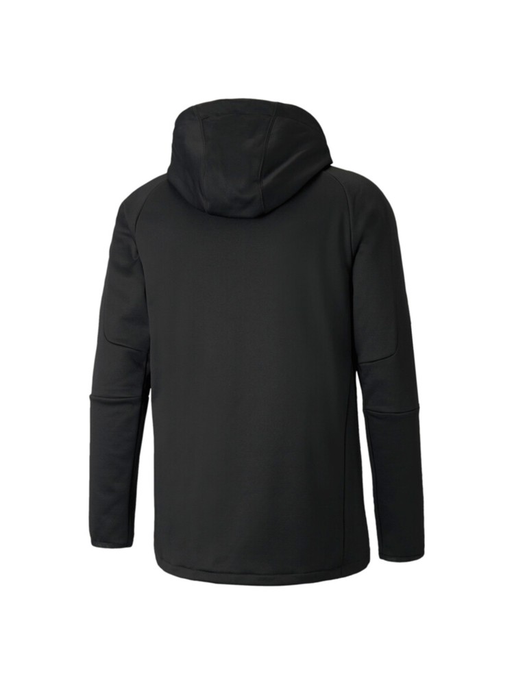 Толстовка чоловіча Puma EVOSTRIPE Warm FZ Hoodie чорна 58944101 изображение 3