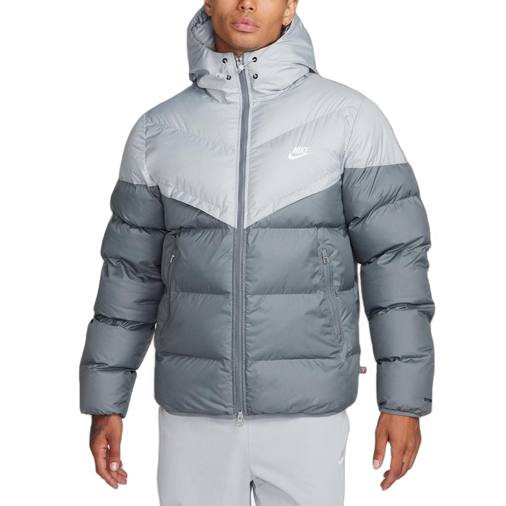 Куртка мужская Nike M NK SF WR PL-FLD HD JKT серая FB8185-077