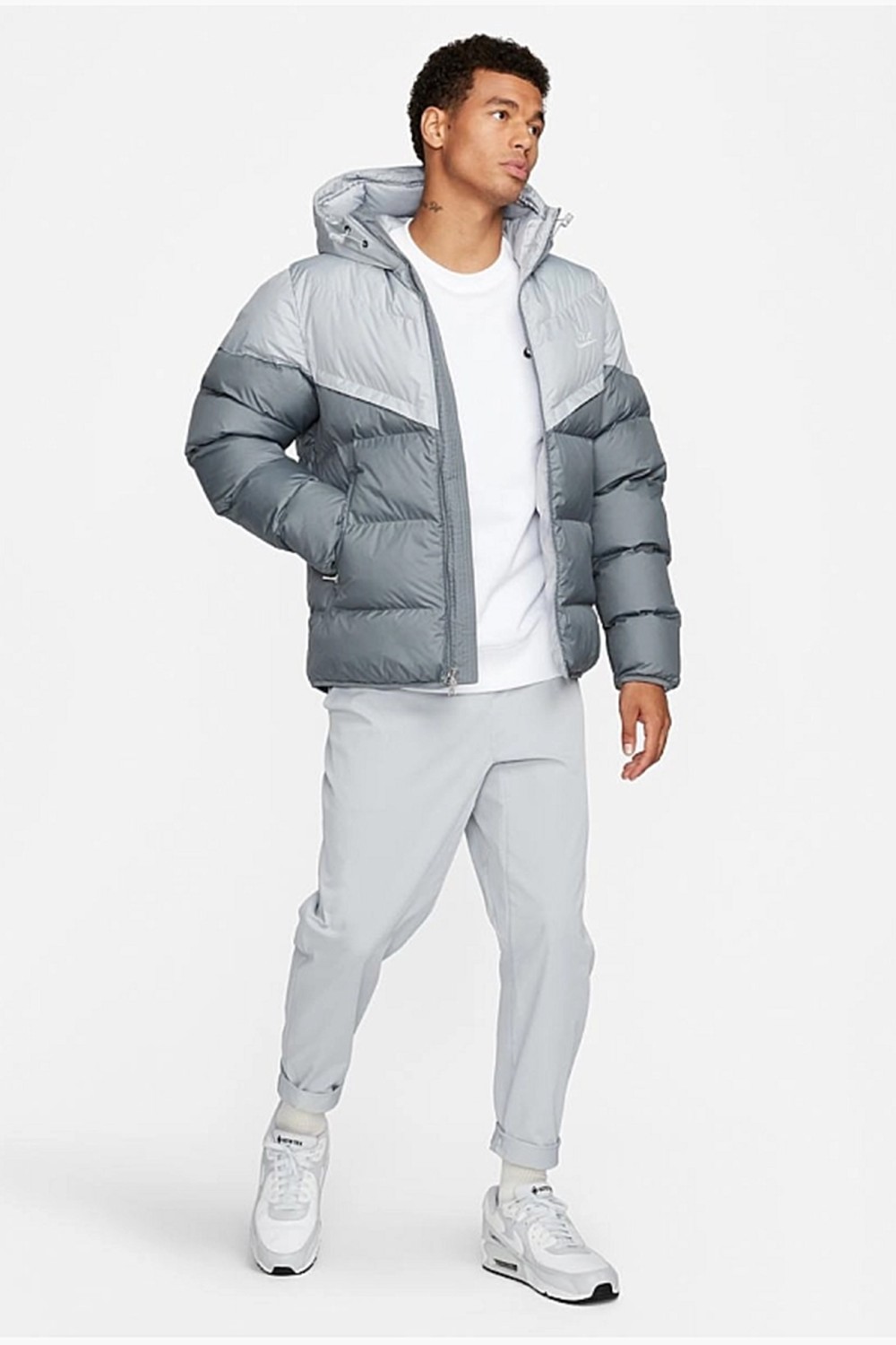 Куртка мужская Nike M NK SF WR PL-FLD HD JKT серая FB8185-077 изображение 3