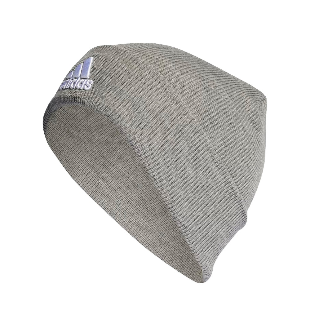 Шапка Adidas LOGO BEANIE CUF серая II3523 изображение 1