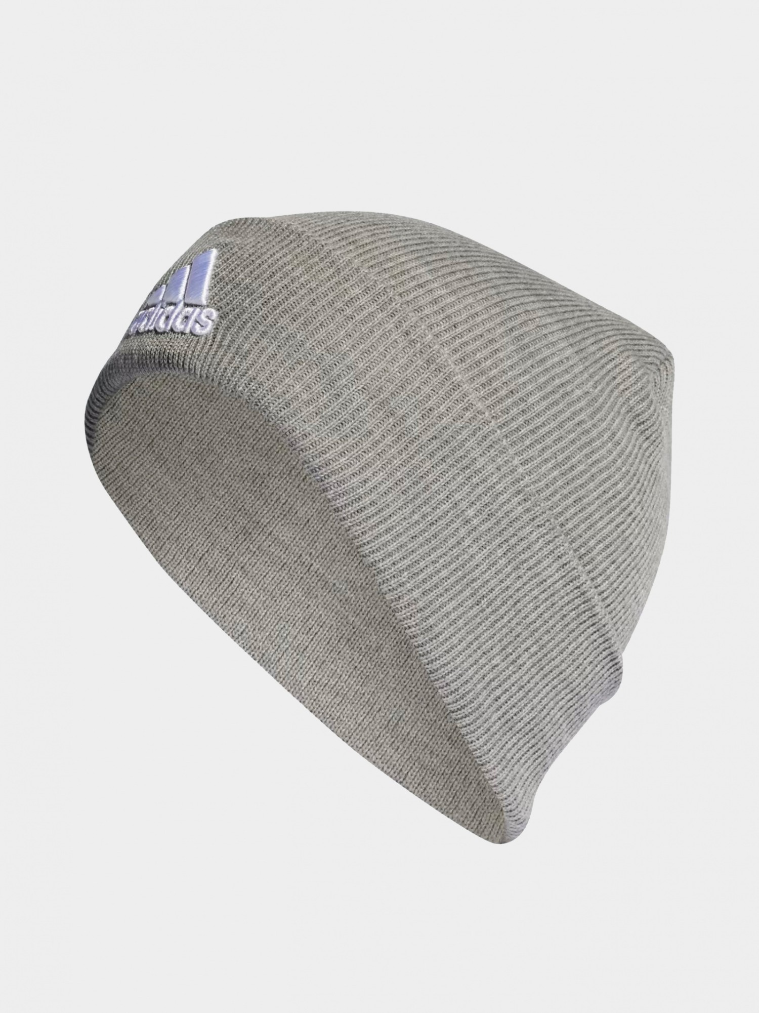 Шапка Adidas LOGO BEANIE CUF серая II3523 изображение 2