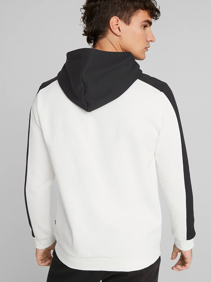 Толстовка чоловіча Puma ESS BLOCK x TAPE Hoodie TR чорна 67517301 — фото 3