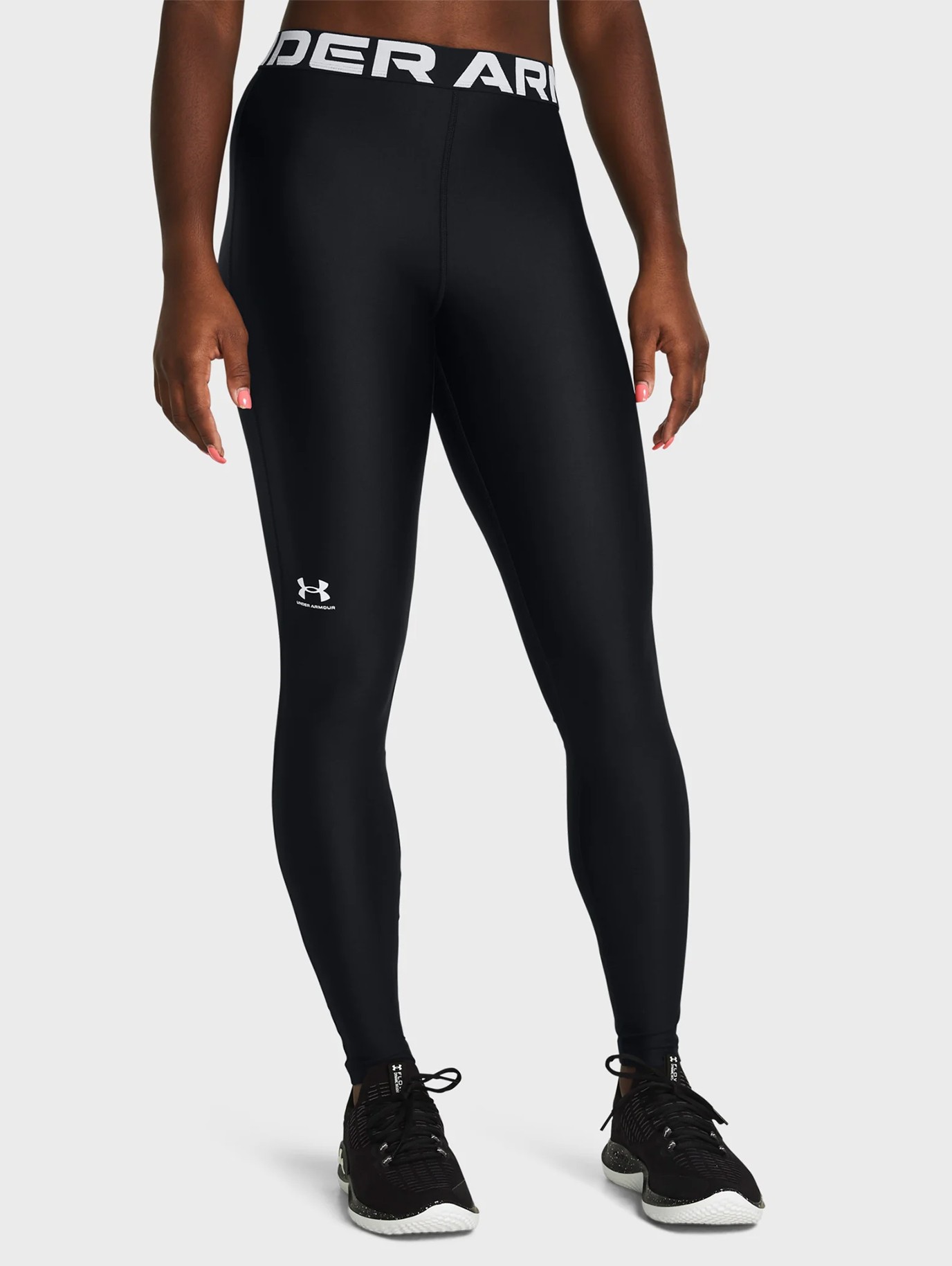 Леггинсы женские Under Armour UA HG Authentics Legging черные 1383559-001 изображение 2