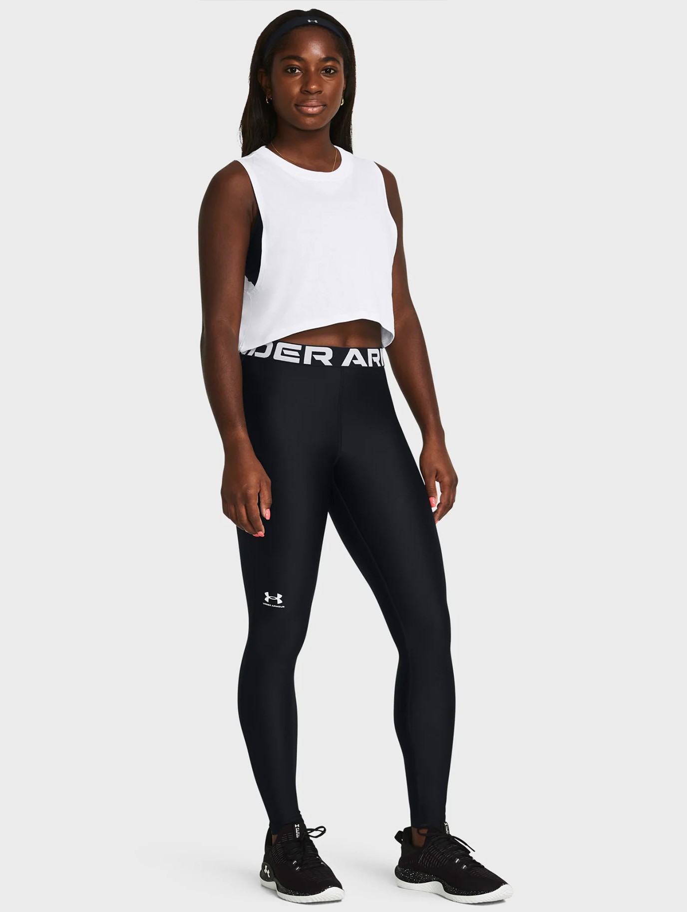 Леггинсы женские Under Armour UA HG Authentics Legging черные 1383559-001 изображение 4