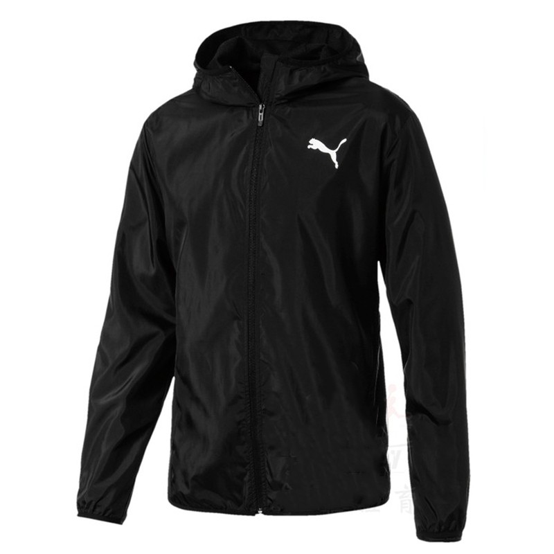 Ветровка мужская Puma WINDBREAKER (SOLID) черная 85405401 — фото 1