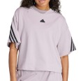 Футболка женская Adidas W FI 3S TEE фиолетовая IS3613