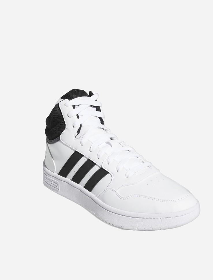 Кроссовки мужские Adidas HOOPS 3.0 MID белые GW3019 изображение 3