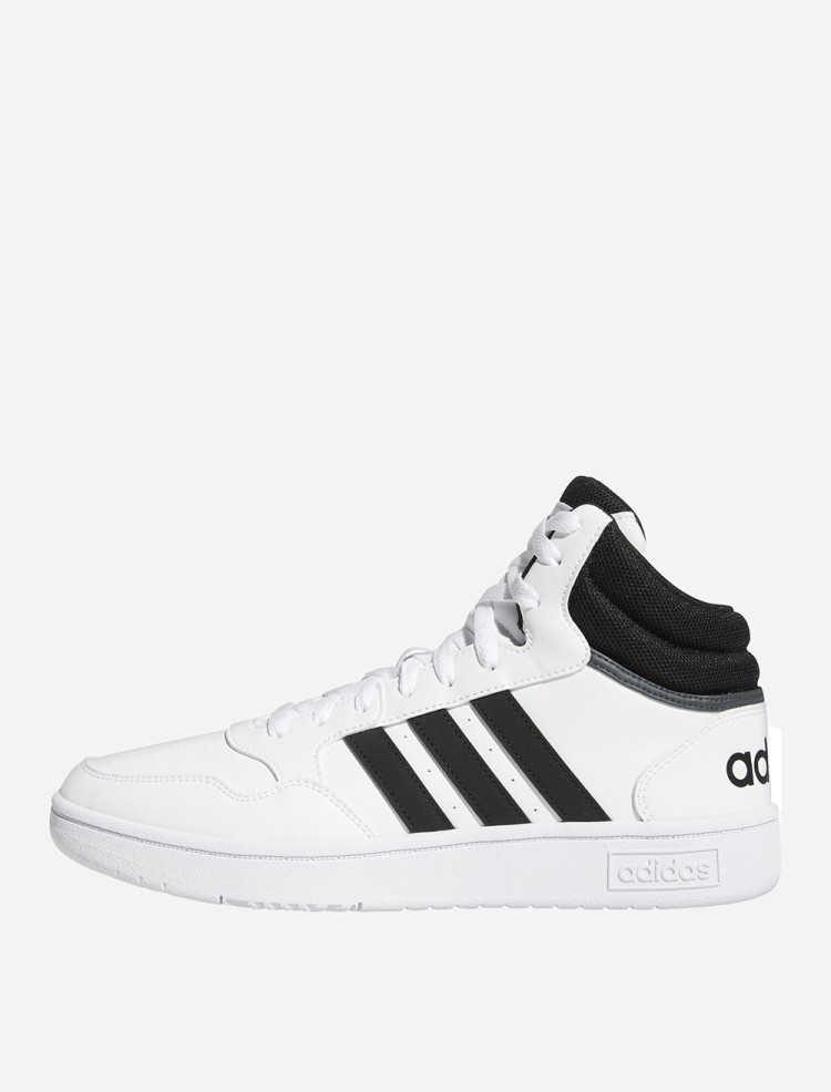 Кроссовки мужские Adidas HOOPS 3.0 MID белые GW3019 изображение 4