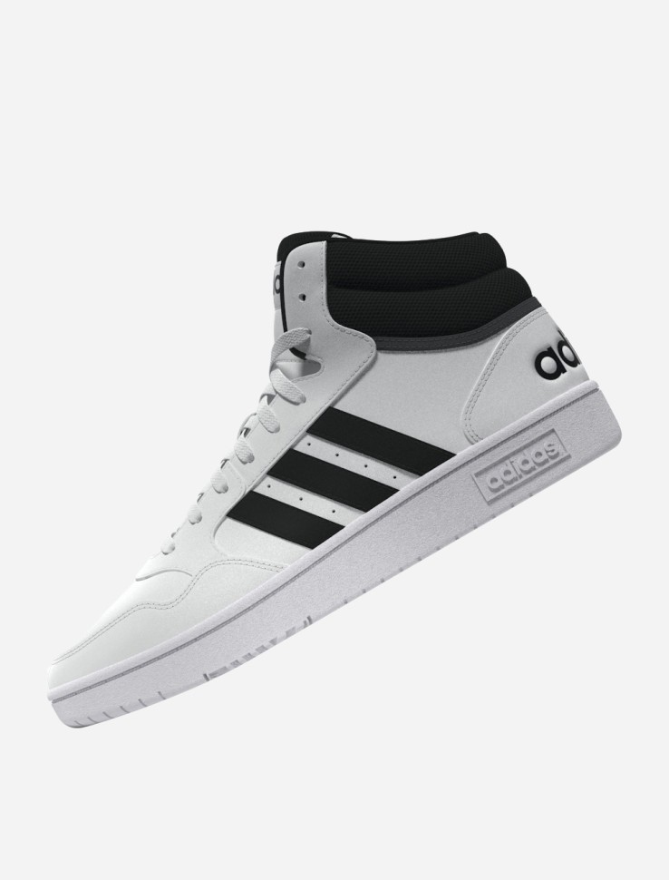 Кроссовки мужские Adidas HOOPS 3.0 MID белые GW3019 изображение 5