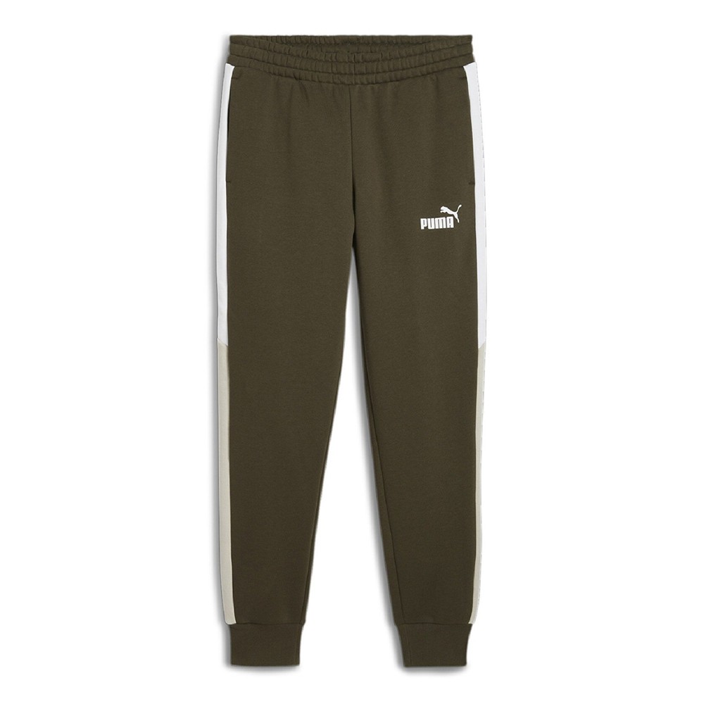 Штани чоловічі Puma PUMA POWER Colorblock Sweatpants FL cl оливкові 68173570 изображение 1