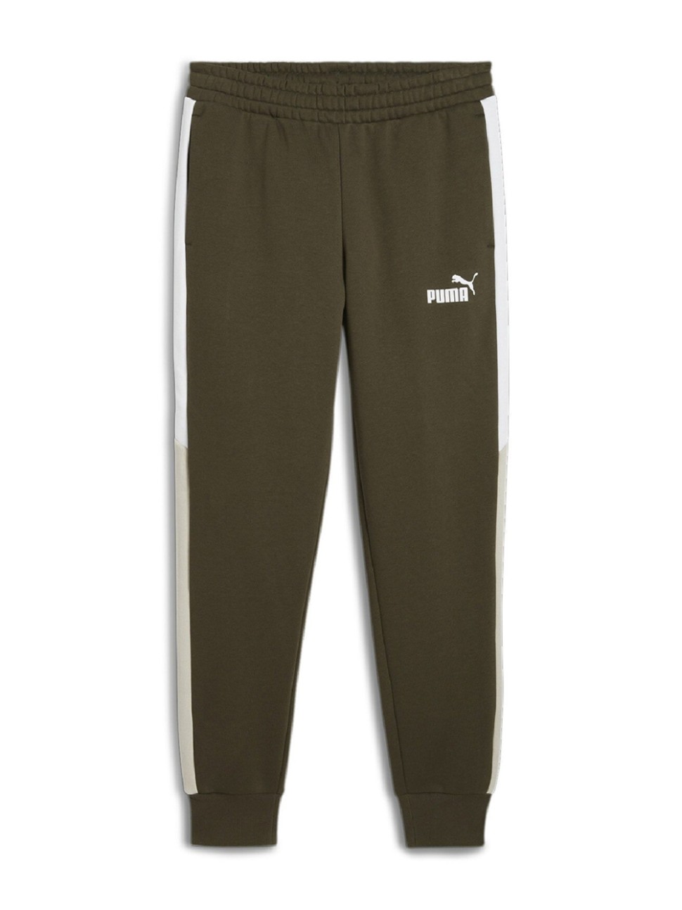 Штани чоловічі Puma PUMA POWER Colorblock Sweatpants FL cl оливкові 68173570 — фото 2
