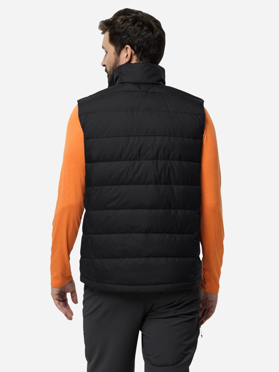 Жилет чоловічий Jack Wolfskin ATHER DOWN VEST M чорний 1207691-6000 — фото 3