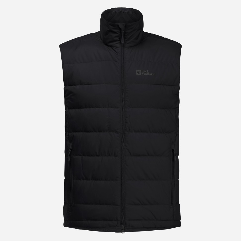 Жилет чоловічий Jack Wolfskin ATHER DOWN VEST M чорний 1207691-6000 — фото 6