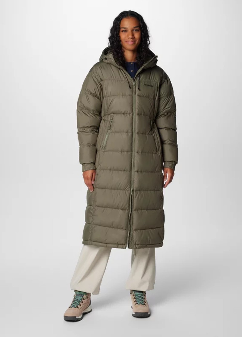 Женское полупальто Columbia Pike Lake™ II Long Jacket зеленое 2051351-397 изображение 2