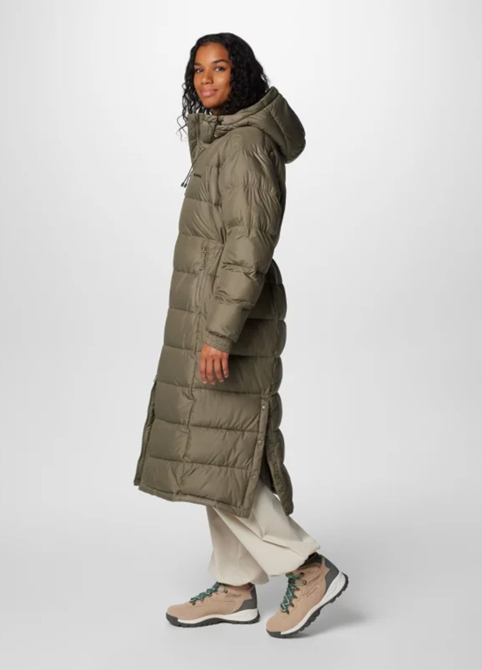 Напівпальто жіноче Columbia Pike Lake™ II Long Jacket зелене 2051351-397 — фото 4