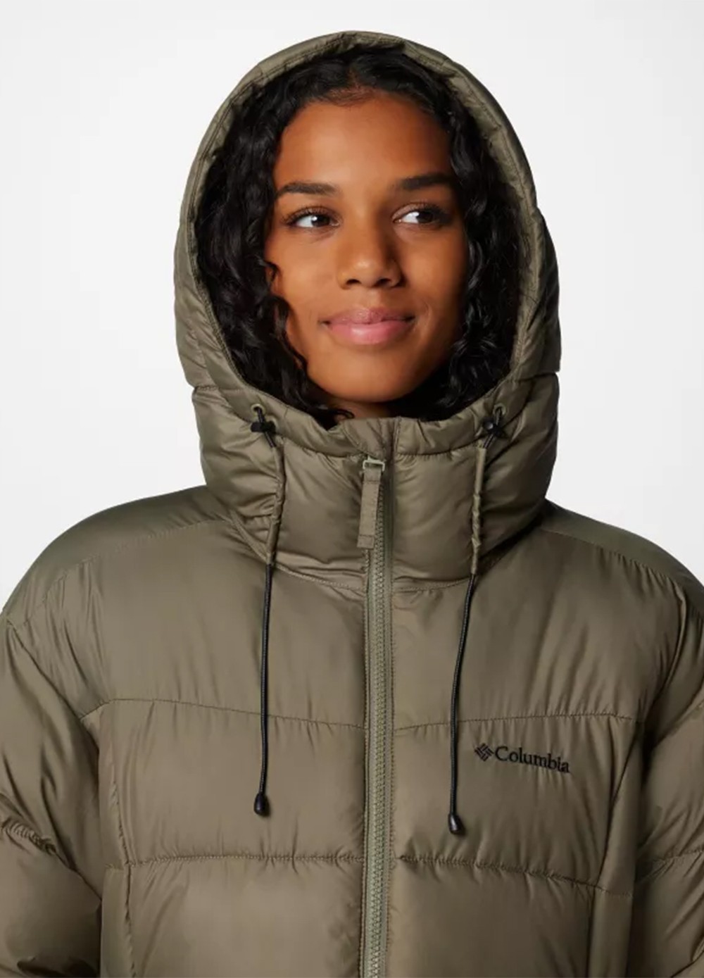 Женское полупальто Columbia Pike Lake™ II Long Jacket зеленое 2051351-397 изображение 5