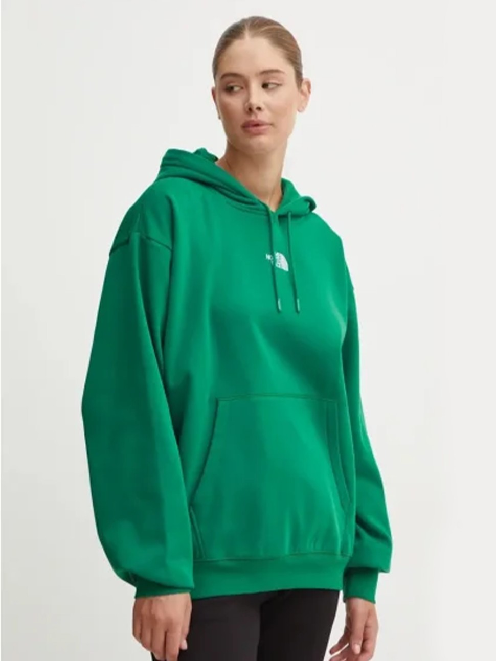 Толстовка жіноча The North Face Essential Hoodie зелена NF0A89ENNL11 — фото 2