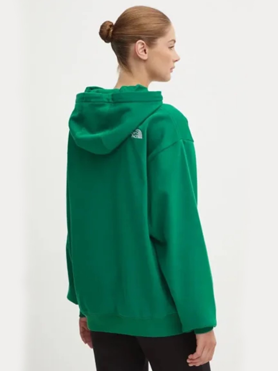 Толстовка жіноча The North Face Essential Hoodie зелена NF0A89ENNL11 — фото 3