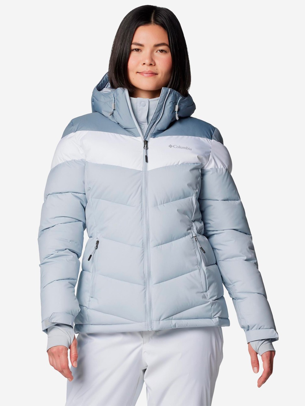 Куртка жіноча Columbia Abbott Peak™ II Insulated Jacket сіра 2105111-031 — фото 2