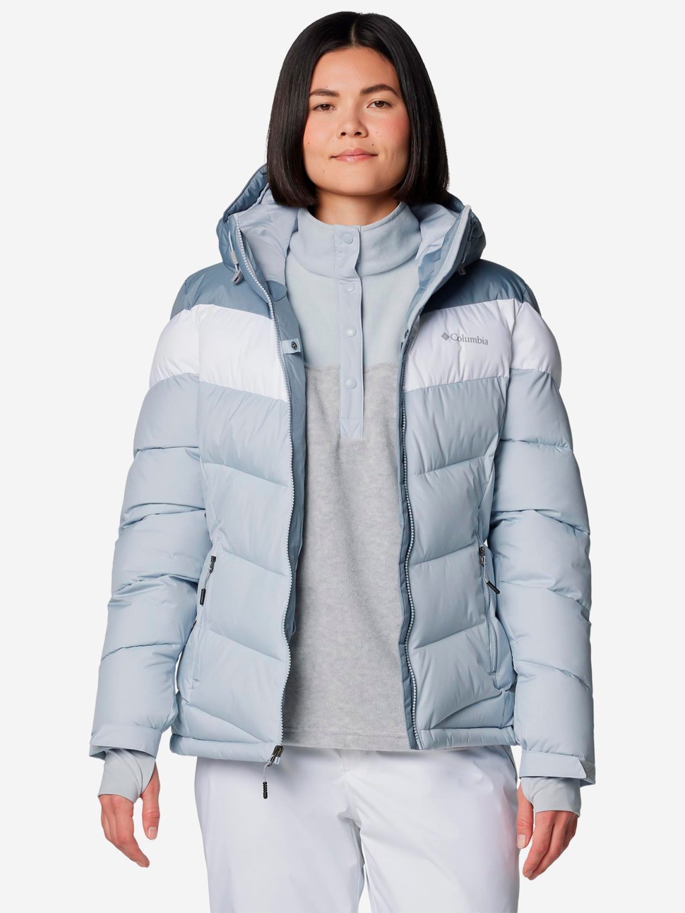 Куртка жіноча Columbia Abbott Peak™ II Insulated Jacket сіра 2105111-031 — фото 5