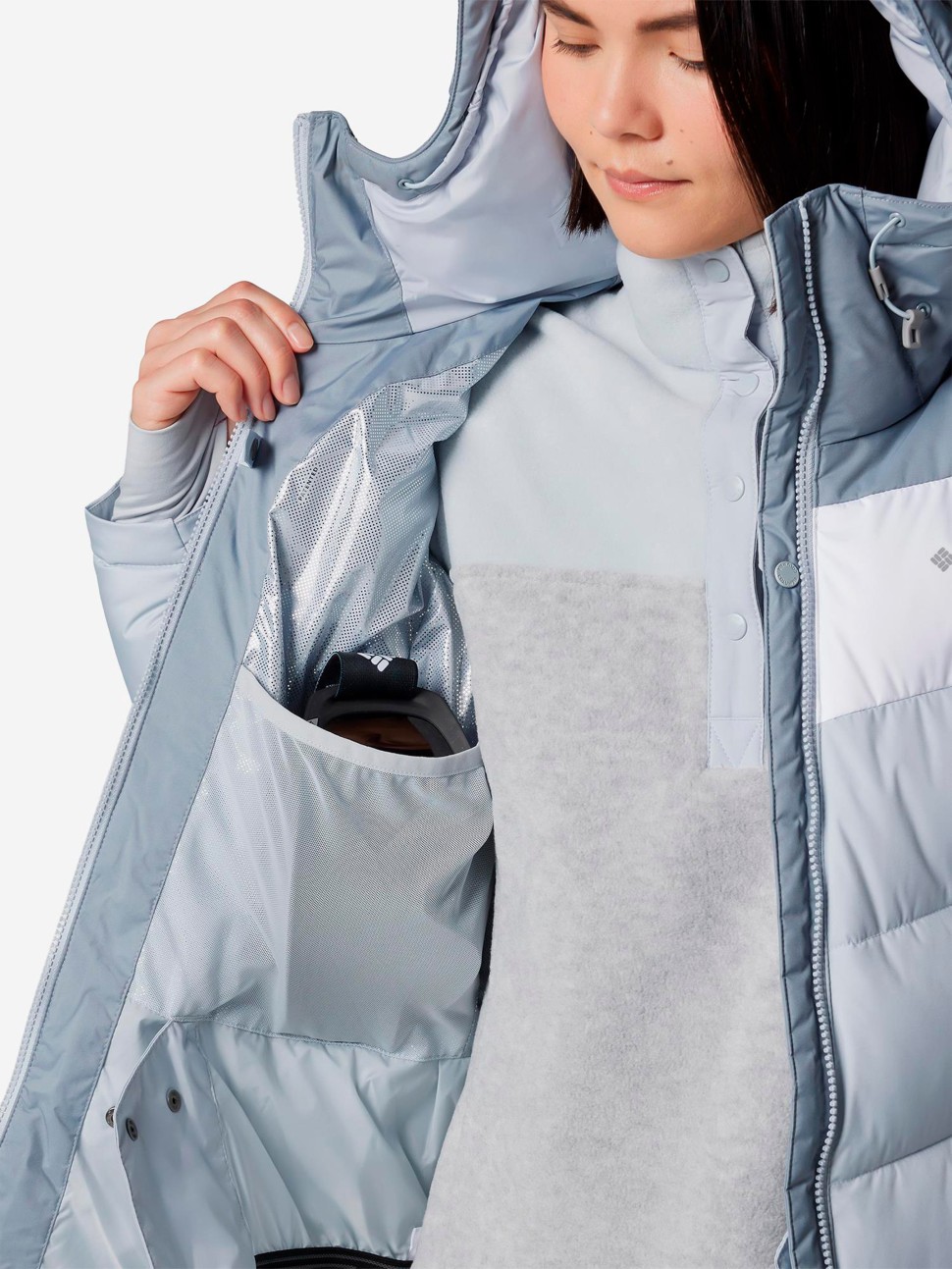 Куртка жіноча Columbia Abbott Peak™ II Insulated Jacket сіра 2105111-031 — фото 7