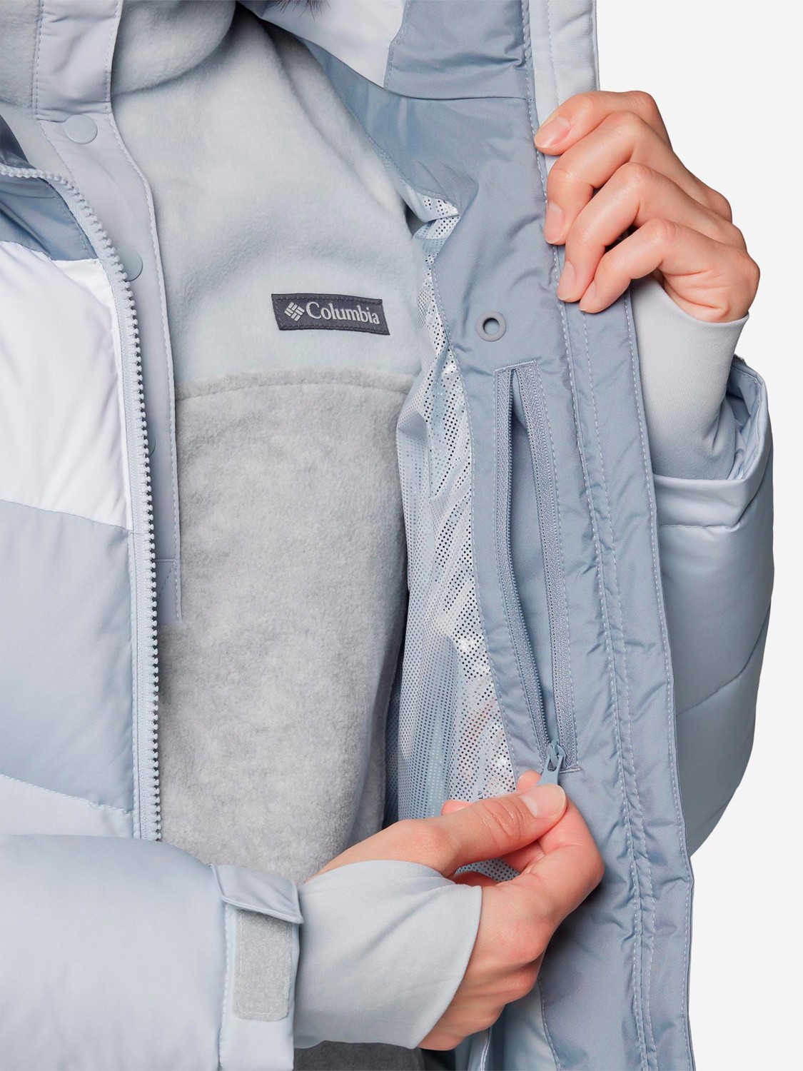 Куртка женская Columbia Abbott Peak™ II Insulated Jacket серая 2105111-031 изображение 8