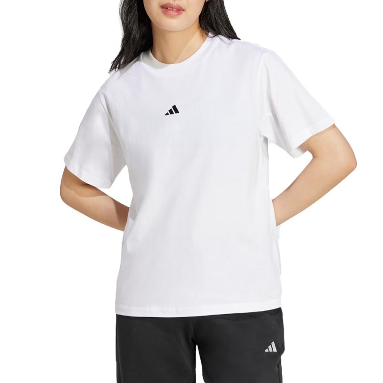 Футболка женская Adidas W SL SJ T белая JC5944 изображение 1