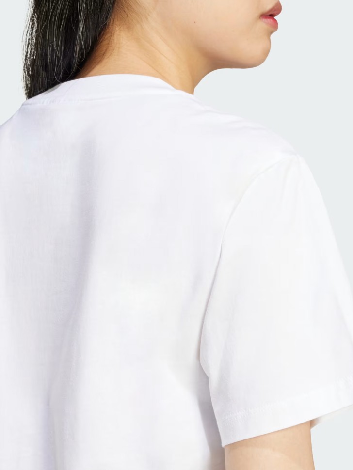 Футболка женская Adidas W SL SJ T белая JC5944 изображение 6