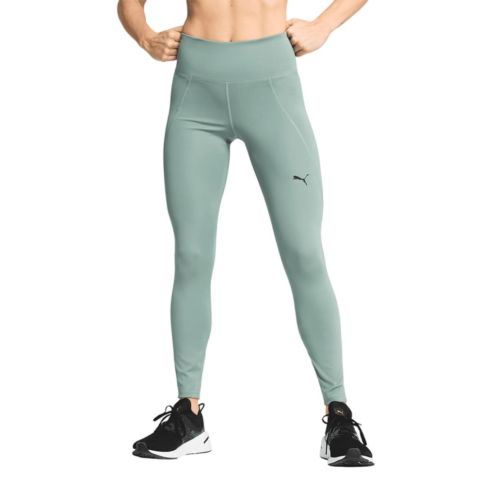 Легінси жіночі Puma W TAD ESSENTIAL TIGHT HW FL зелені 52590030 — фото 1