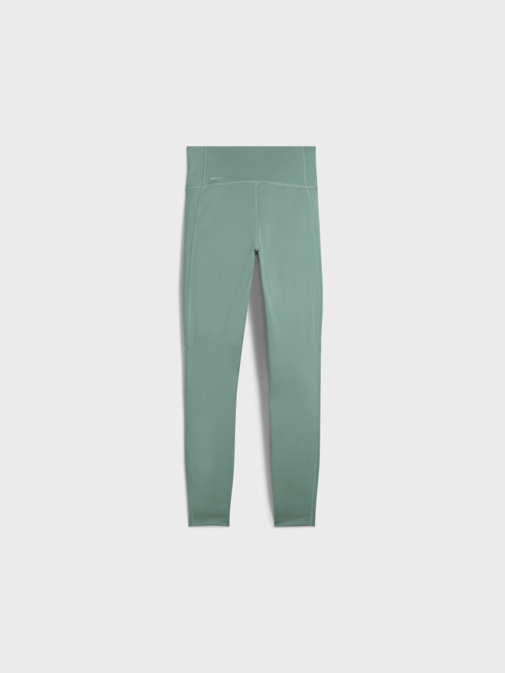 Леггинсы женские Puma W TAD ESSENTIAL TIGHT HW FL зеленые 52590030 изображение 8
