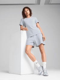 Шорти жіночі Puma HER High-Waist Shorts блакитні 68506247 изображение 4