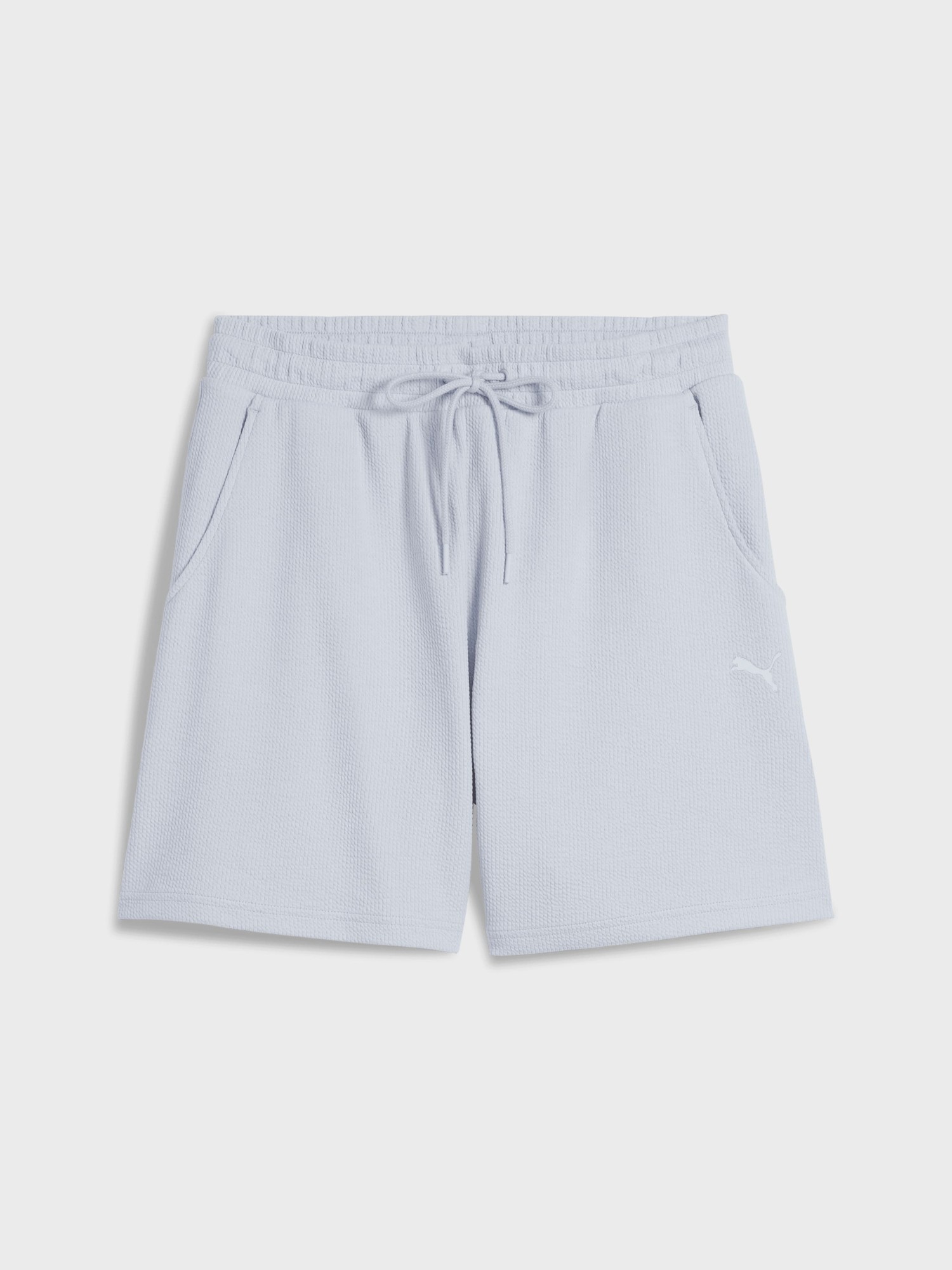 Шорты женские Puma HER High-Waist Shorts голубые 68506247 изображение 5