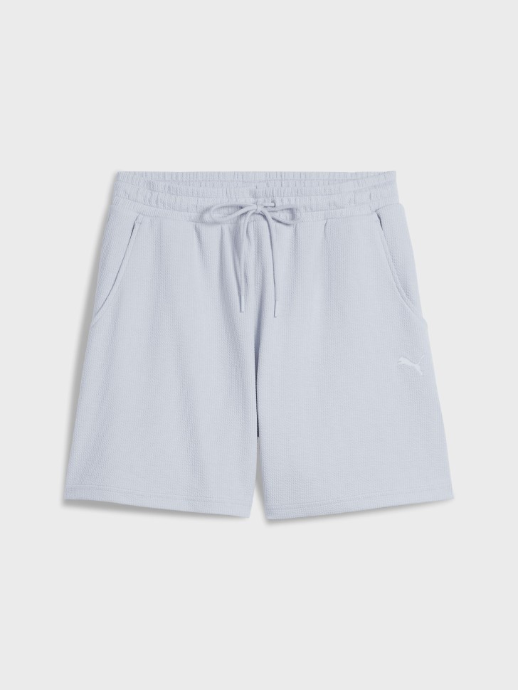 Шорти жіночі Puma HER High-Waist Shorts блакитні 68506247 изображение 5