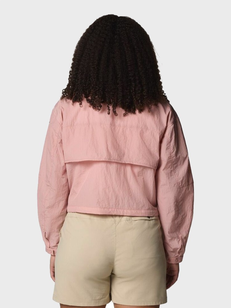 Вiтрiвка жiноча Columbia Paracutie™ Cropped Cargo Windbreaker рожева 2116571-659 изображение 3