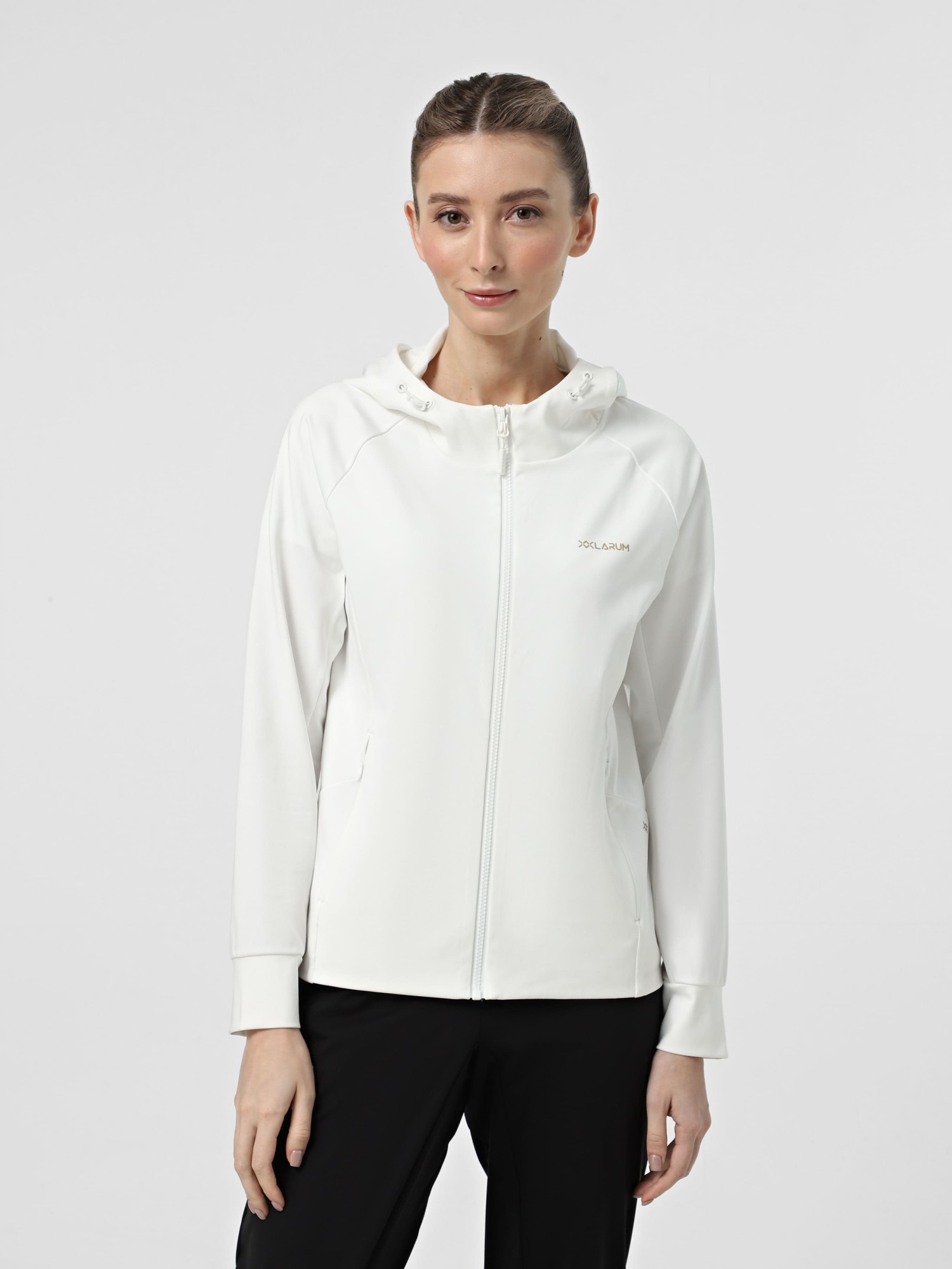 Толстовка женская Larum Evelyn белая 102519-100 изображение 2