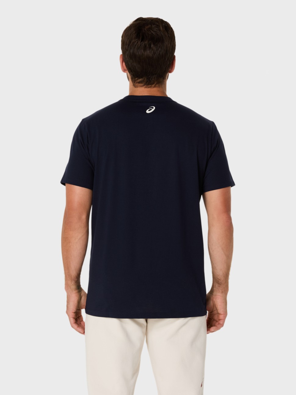 Футболка чоловіча Asics LOGO SS TEE темно-синя 2031E188-403 — фото 4